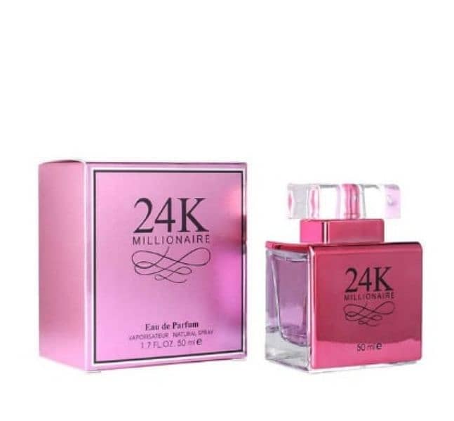 24K Millionaire Pink Perfume for Women – Long Lasting - 50ml 5