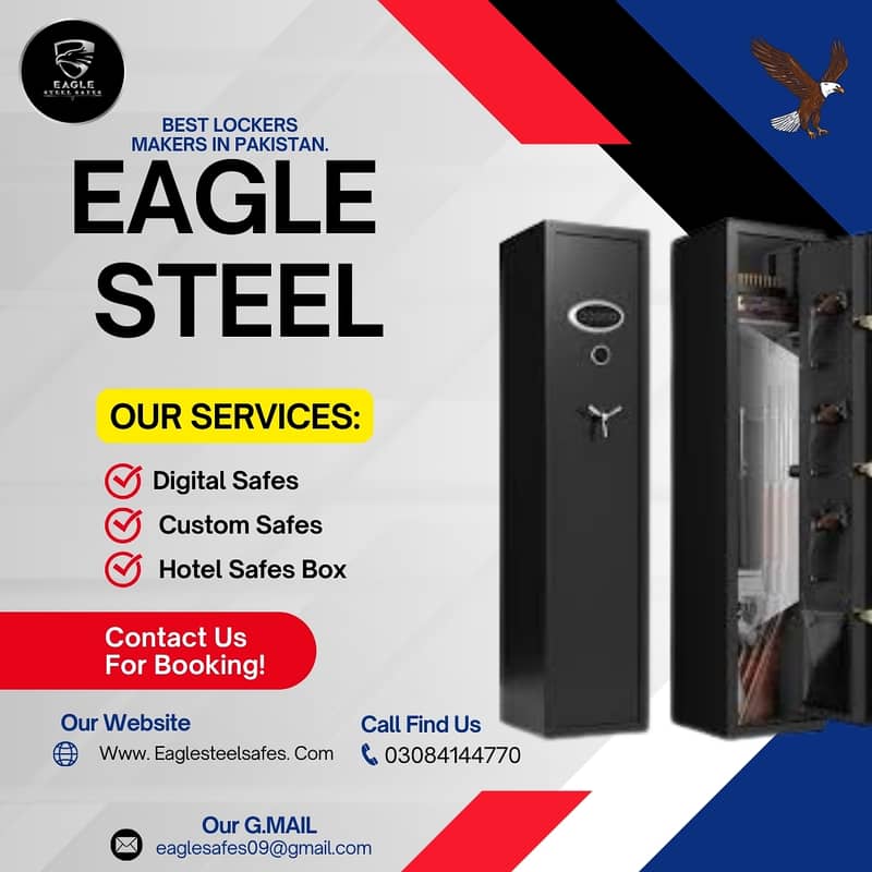 GUN SAFE LOCKER / DIGITAL CASH SAFE/ TAJORI/ CABINET/STEEL DOOR/ALMARI 0