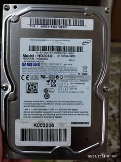 2TB Hard drive for urgent Sale (Whatsapp 0333-6233364) 0