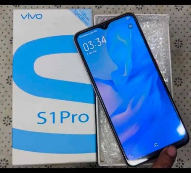 vivo s1 pro 8/128 GB 03230374234 My whatsapp number 1