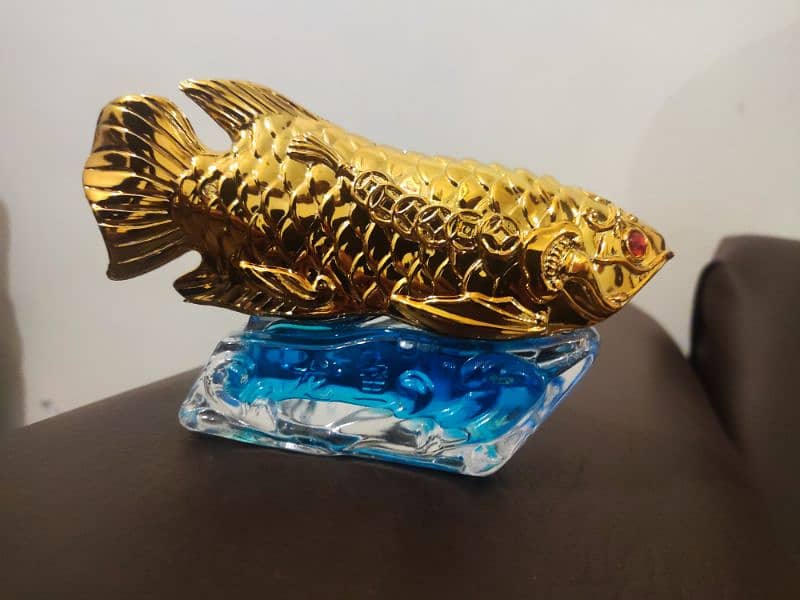 Super Red Arowana and Golden (blue base) 16