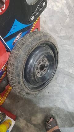 Japanese stupni spare tyre for sale rs6500.03218330577 0