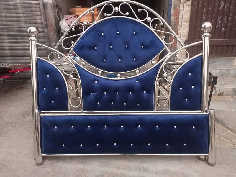 Stainless Steel Double Bed 5