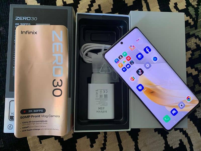 Infinix Zero 30 brand new for urgent sale My WhatsApp 03054638321 2