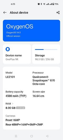 Oneplus 9r Read Add