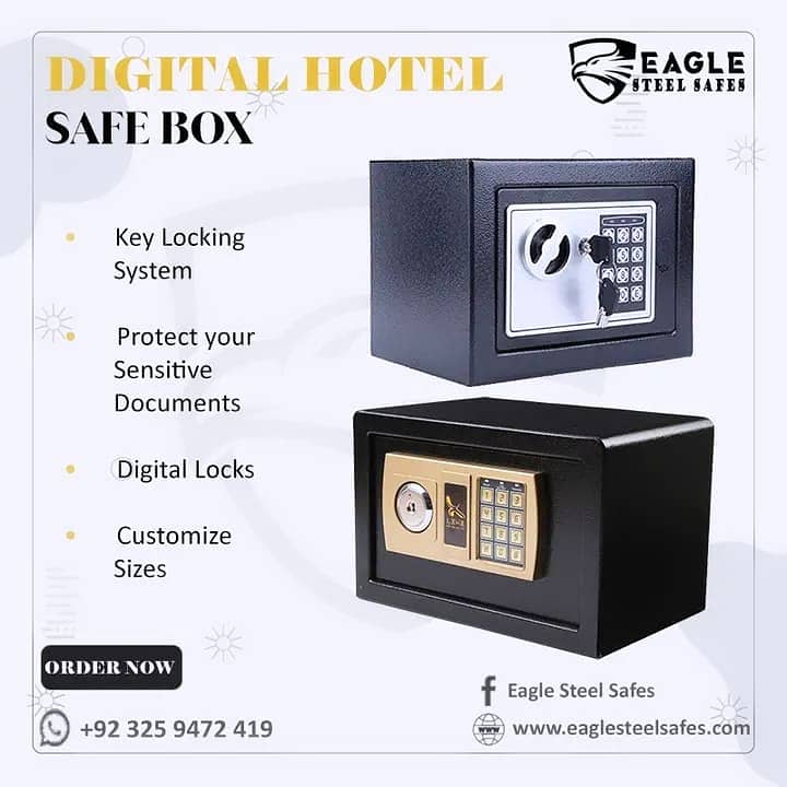 Digital Safe Cash Locker/Steel Locker/Caninets/Door Vaults/Tijori 11