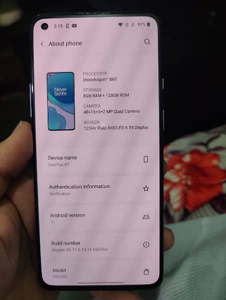 oneplus 8T 8GB 128GB 6