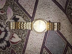 Seiko golden watch 0