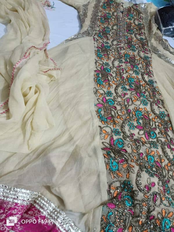 Chiffon ZARRI embroidery maxi with dupatta 15