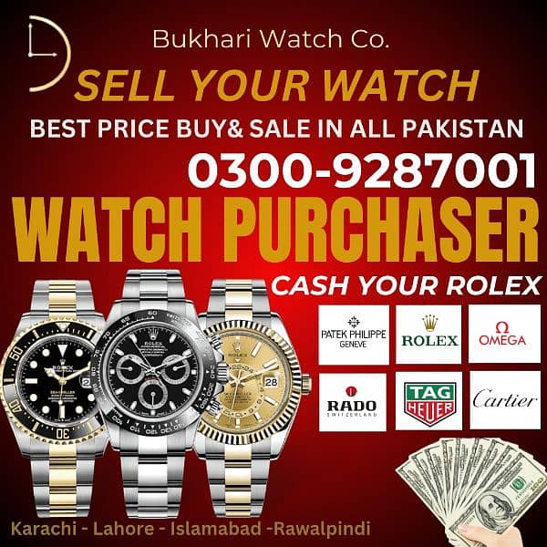 we buy SWISS GOLD ROLEX RADO OMEGA CARTIER PATEKPHILLIP TUDOR OMEGA P 3