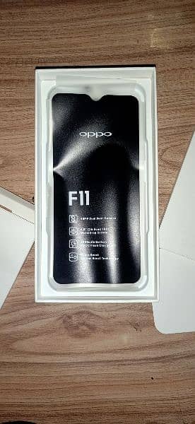 OPPO F11 4/64 official PTA approved. IN New condition 13