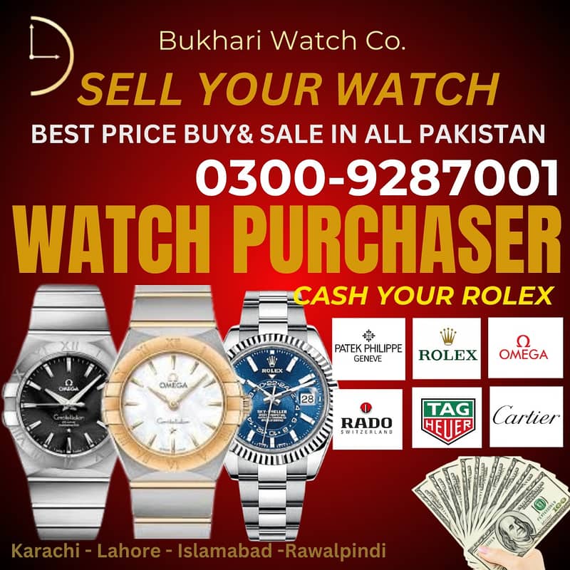 sell me your watch i buy Rolex omega cartier tagheuar breitling hublot 2