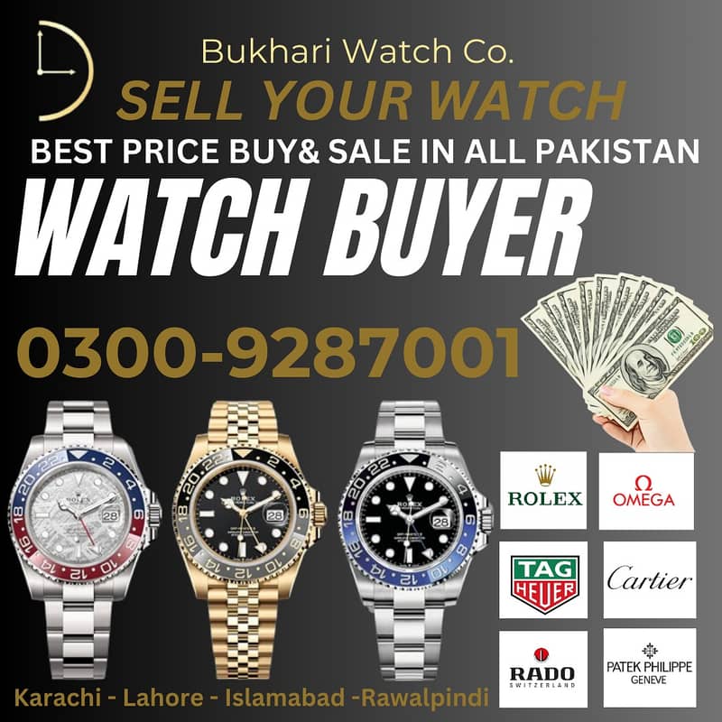 sell me your watch i buy Rolex omega cartier tagheuar breitling hublot 3