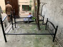 Iron beds 2 piece for sale