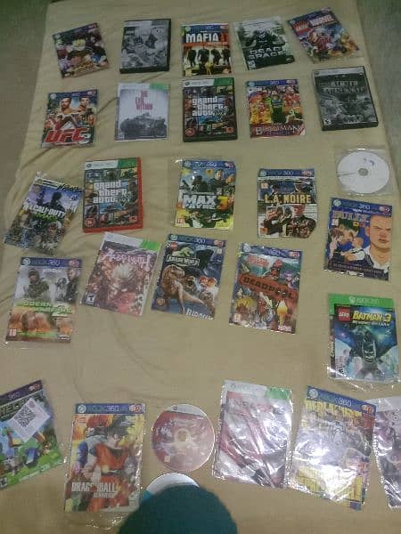 Xbox 360 6 months used  new condition with 2 hard drives 150+games 14