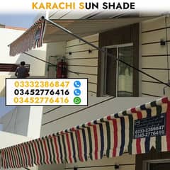 Car Parking Shade & Sun Protection Canopy for House, Shop, and Terrace 0