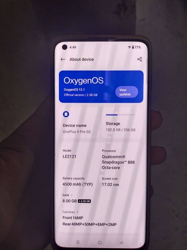 OnePlus 9 pro 8 gb ram 256gb rom 2