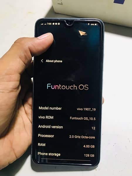 Vivo S1 with box 4-128gb exchange posible 1