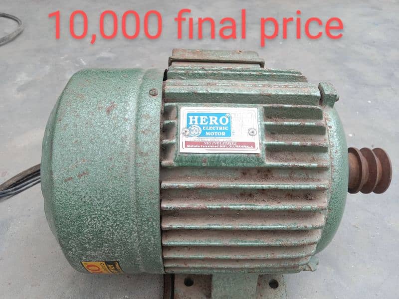 1HP Moters best condition Full Copper Original 3