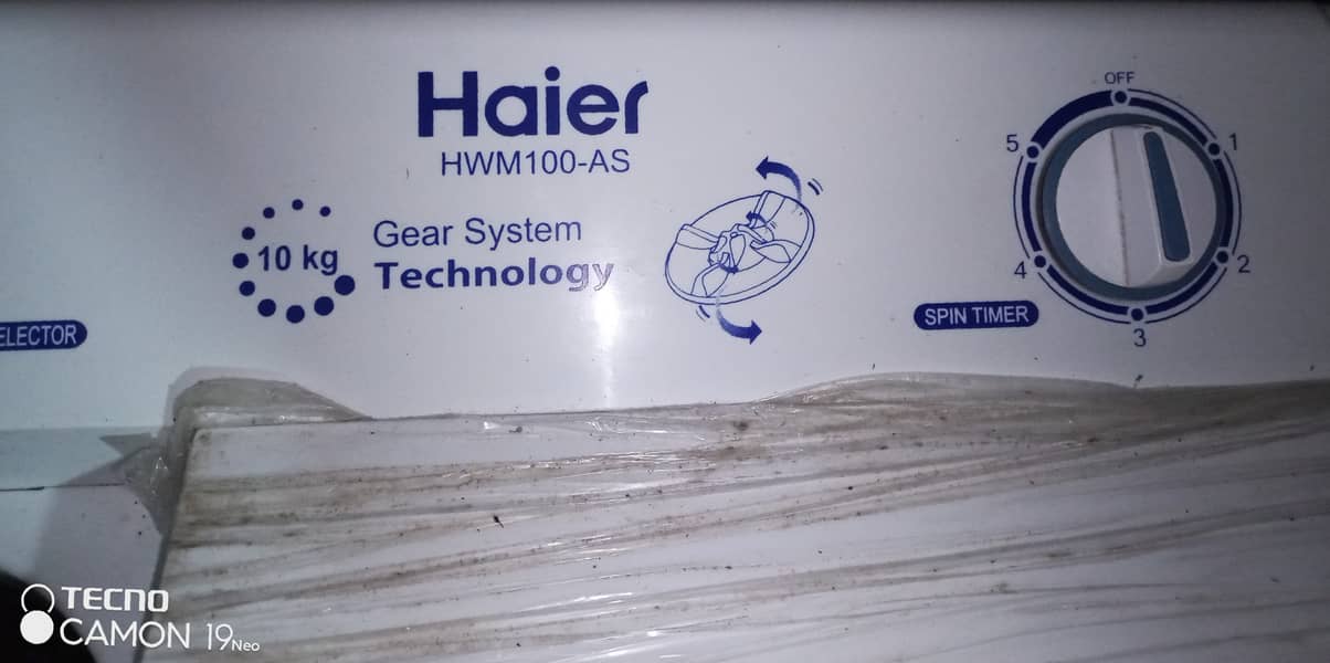 Haier HWM 100 as washing machine 0