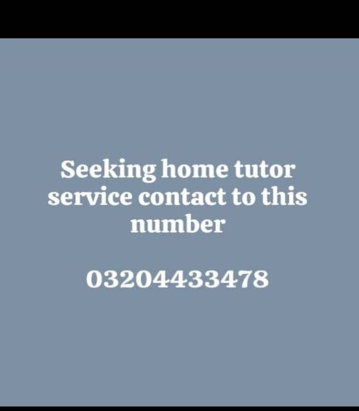 home tutor service 0