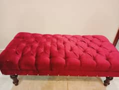 2 seater couch mahroon color condition is good just used 1 month