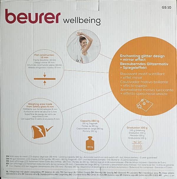 BEURER digital weighing machine 1