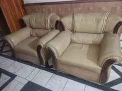 2 single seats Geniune Leather