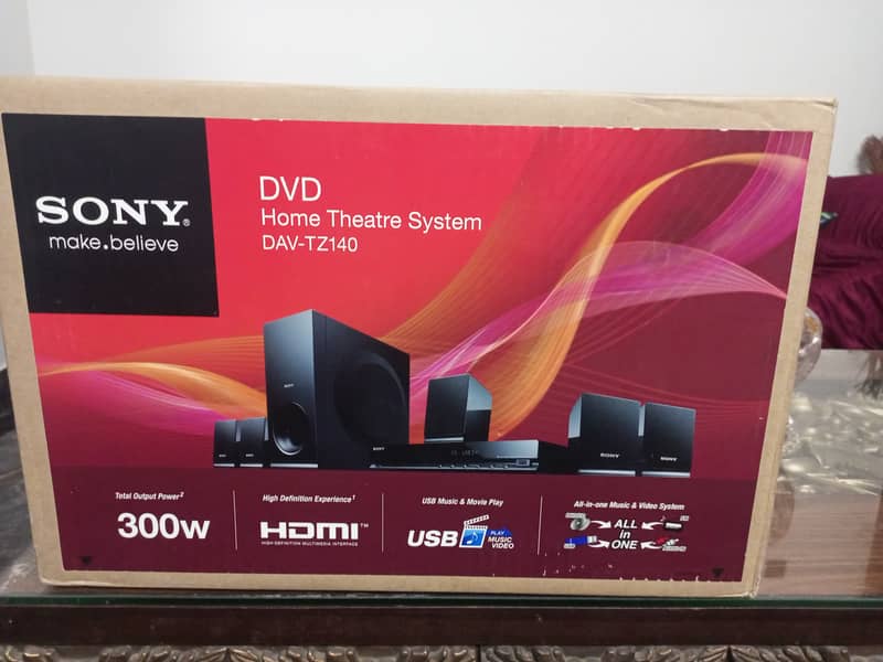 Sony Home theatre DAV -TZ140 0