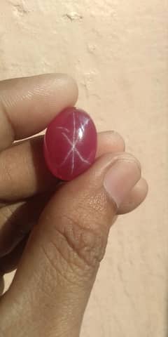 Ruby star African natural stone 0