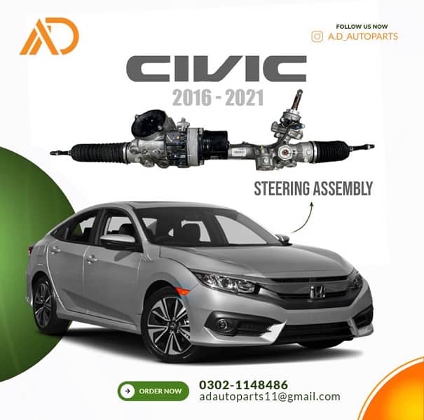 All car Steering assembly are available 100% original 10