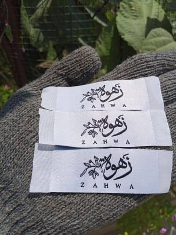 Woven tag|Customize Tag|Fabric Tag|Abaya logo|Woven labels|patches 5