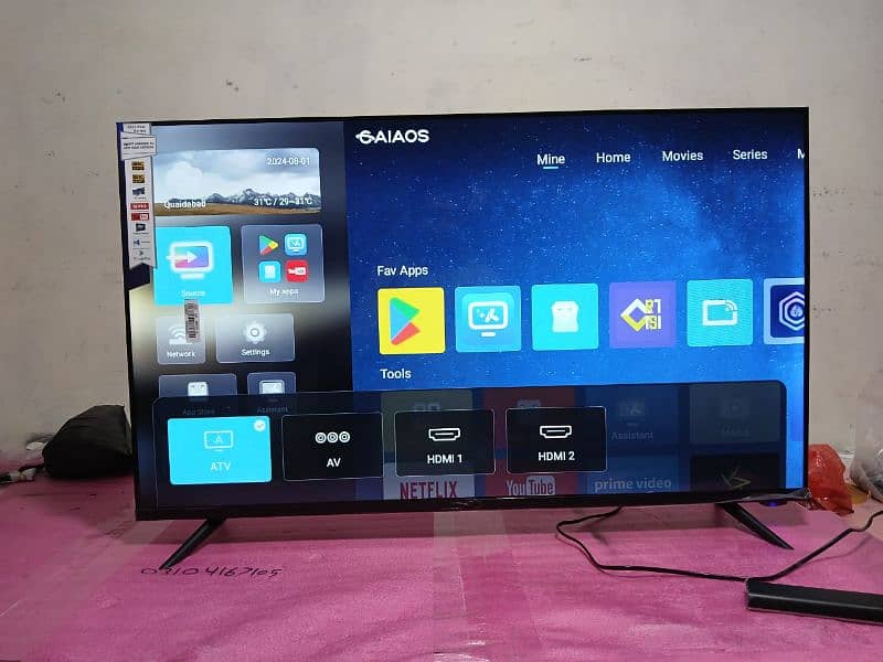 48 INCH SMART LED TV WITH MIRA CAST 1