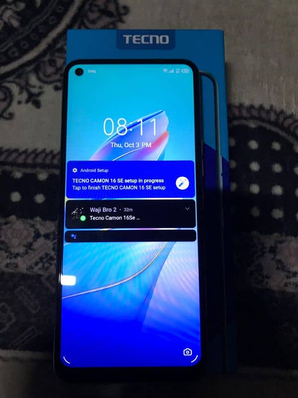 Tecno Camon 16 se 6ram 128memory with Box  exchange possible 1