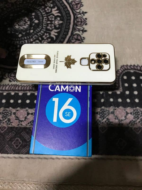 Tecno Camon 16 se 6ram 128memory with Box  exchange possible 8