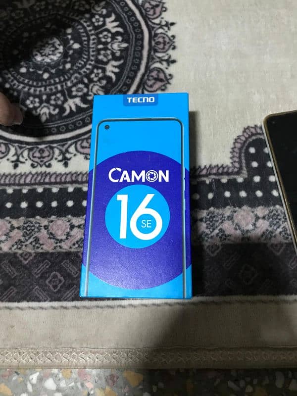 Tecno Camon 16 se 6ram 128memory with Box  exchange possible 10