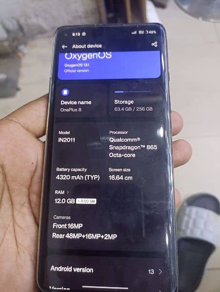 OnePlus 8  12 GB 256 GB PTA Approved 2