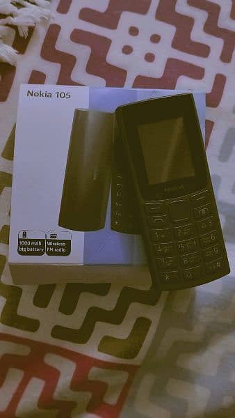 Nokia 105 2024, Black colour, Just box opened, brand new. 0