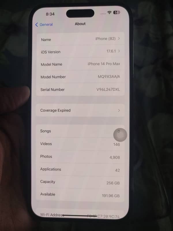 IPHONE 14 PRO MAX  256 GB 10