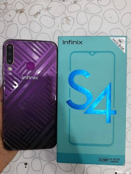 INFINIX S4 6GB ram 64GB memory set and box 1