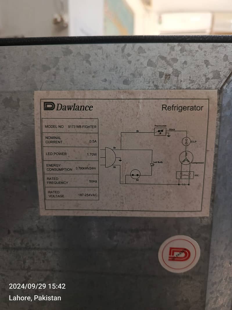 Dawlance fridge GD Large size Green (0306=4462/443) mavvvvvi set 7