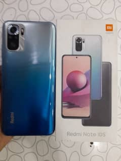 REDMI NOTE 10S 8GB ram 128 memory set and box