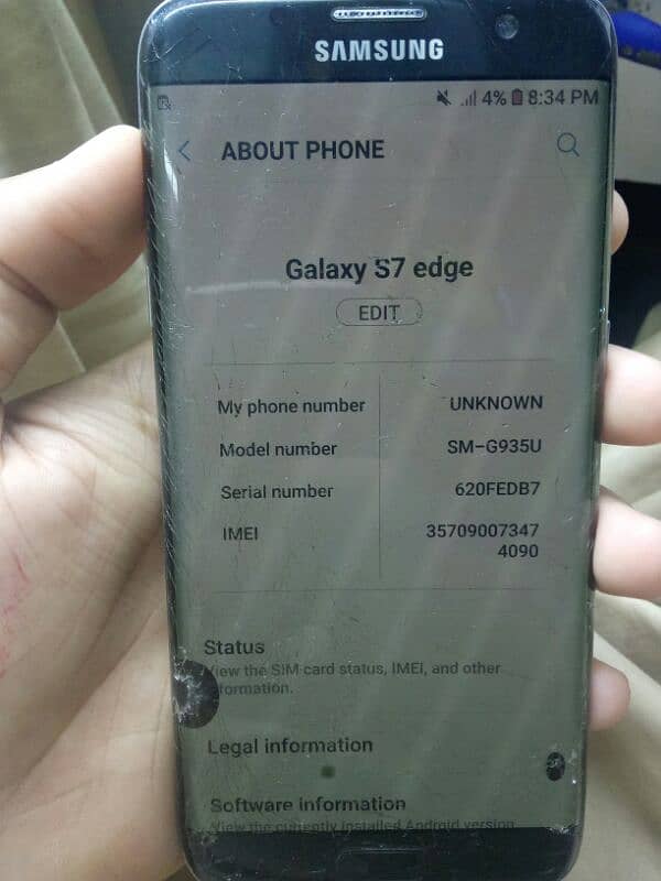 Samsung Galaxy s7 edge pta approved 0