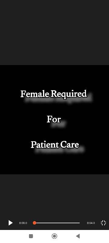 Patient Care Ky Lye Female Chahiye 0