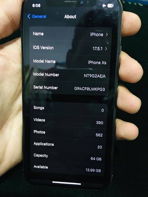 Iphone xs non pta 64gb 5