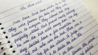 Handwriting Assignment work