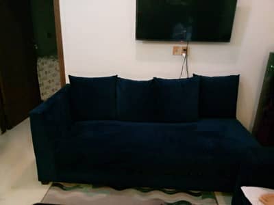 seven seater L shape sofa