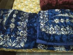 2 single velvet bridal razai made up of (Desi rui)