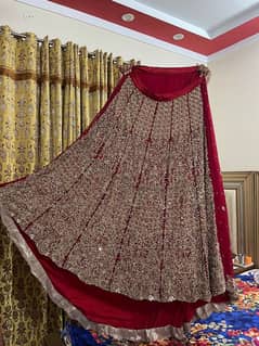 Hand made tail lehenga