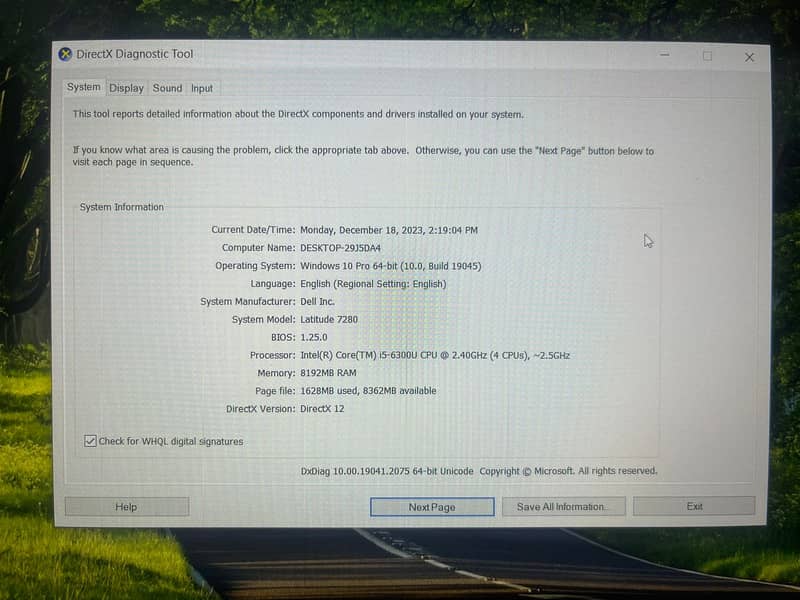 Dell Latitude 7280 (Touch Screen) 10